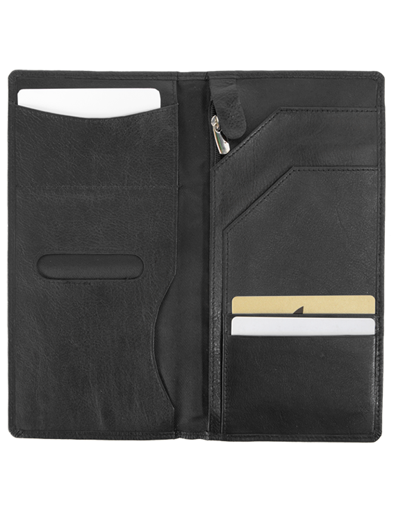 Reisebrieftasche aus Leder für Frauen