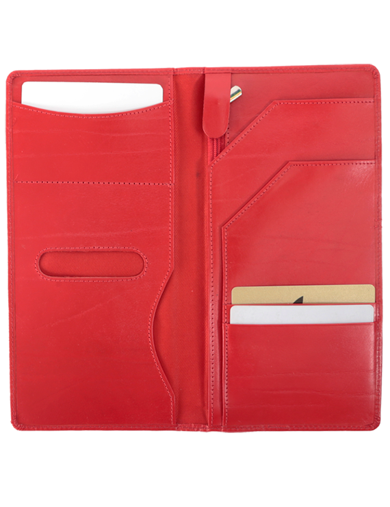 Reisebrieftasche aus Leder für Frauen